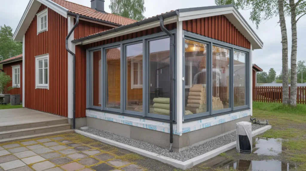 inglasat uterum som funkar ret om bygglov grund val av glas och isolering kostnad och misstag att undvika