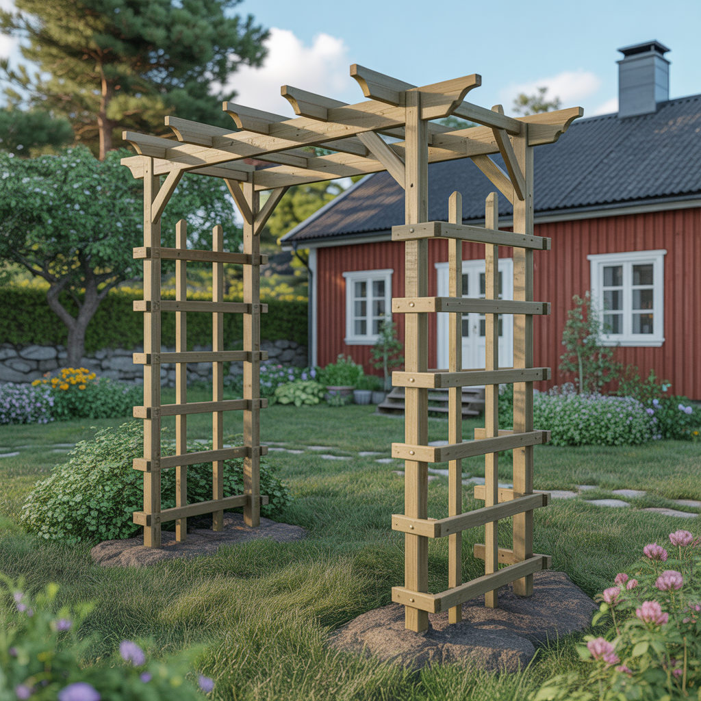 2.Hur bygger du en stabil och langlivad spalj for tradgarden